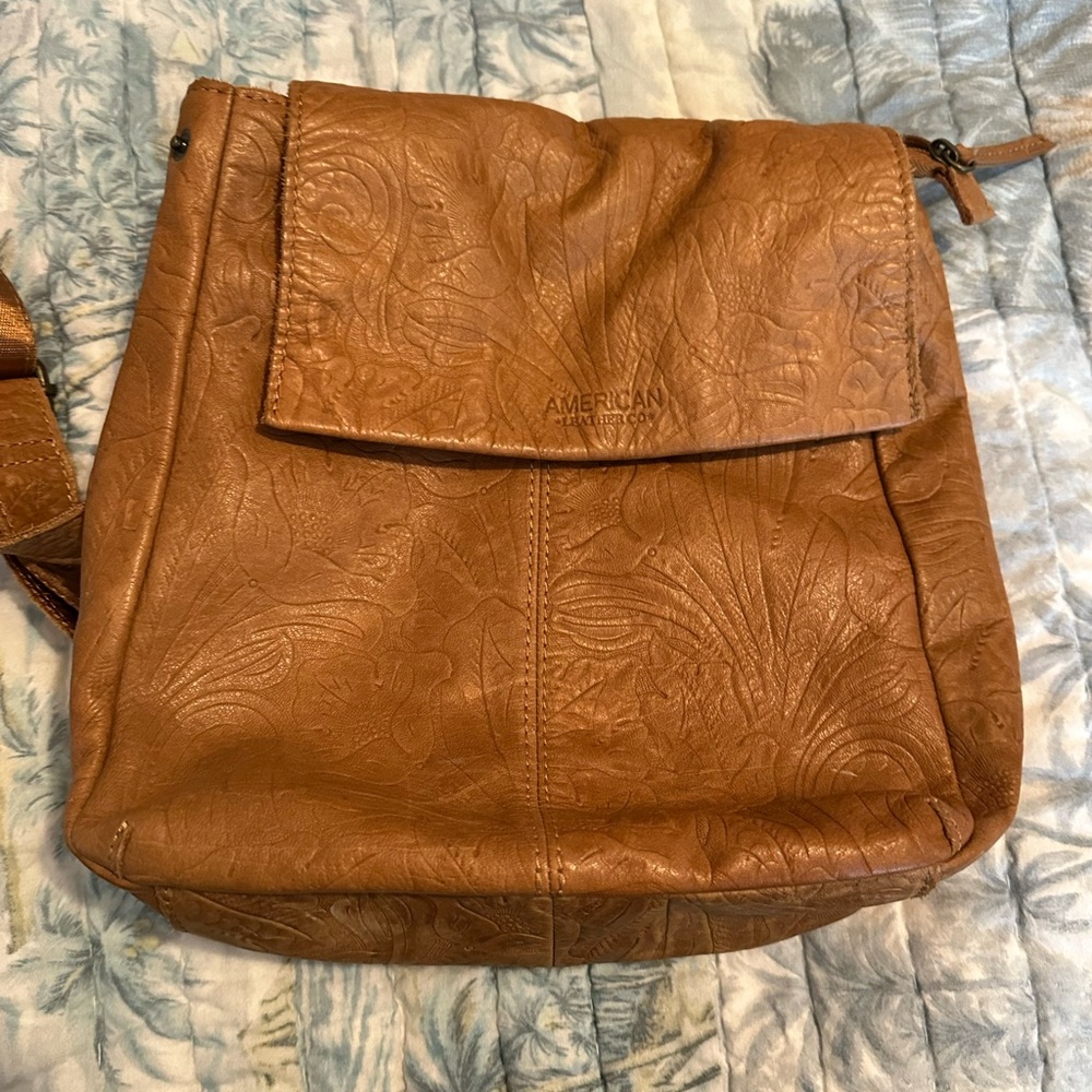 Embossed Sak Backpack